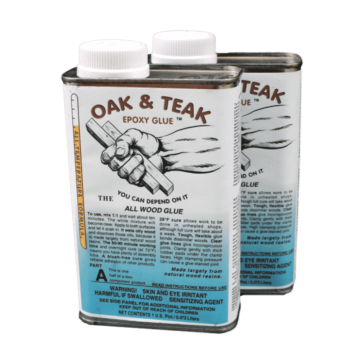 oak and teak epoxy wood glue waterproof permanent strong gap filling 2pt 950ml